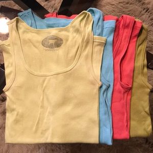 J. Crew cotton tank tops lot of 4